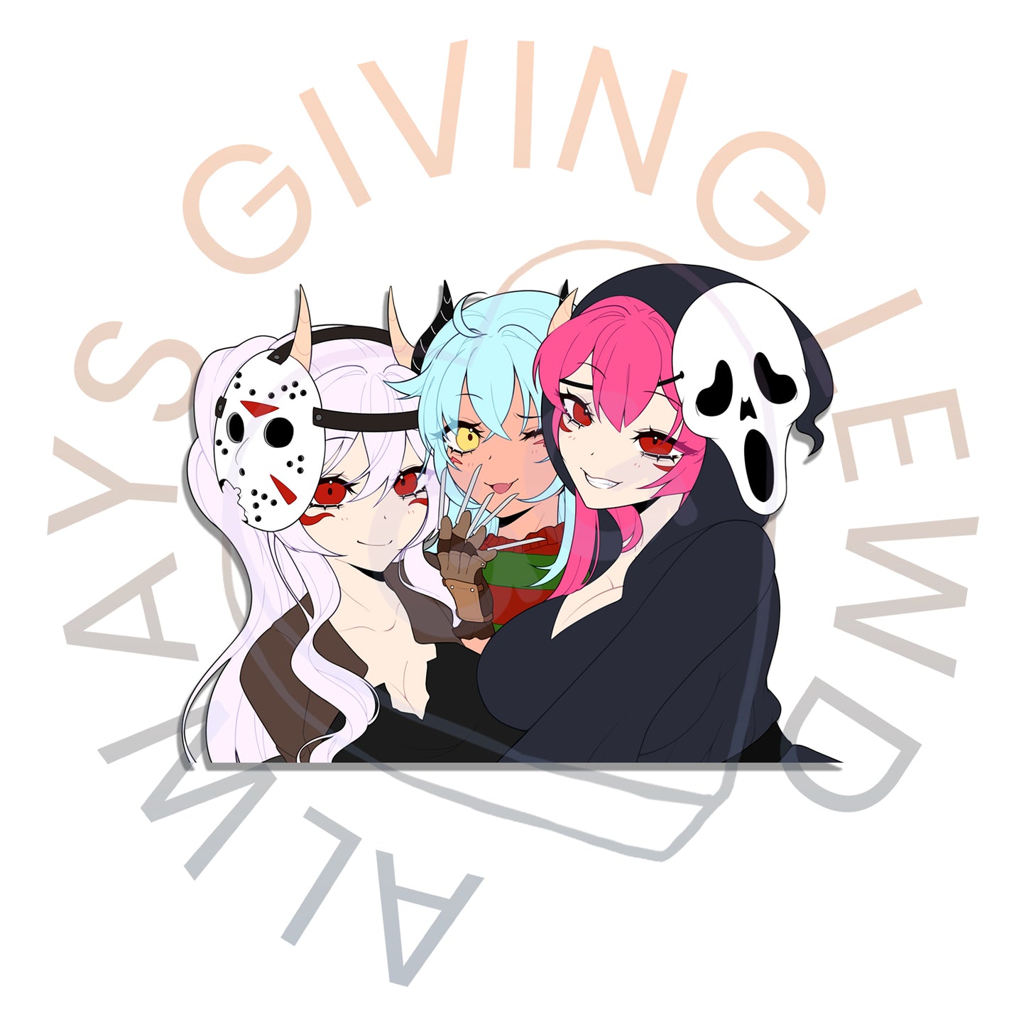 HORROR WAIFUS STICKER
