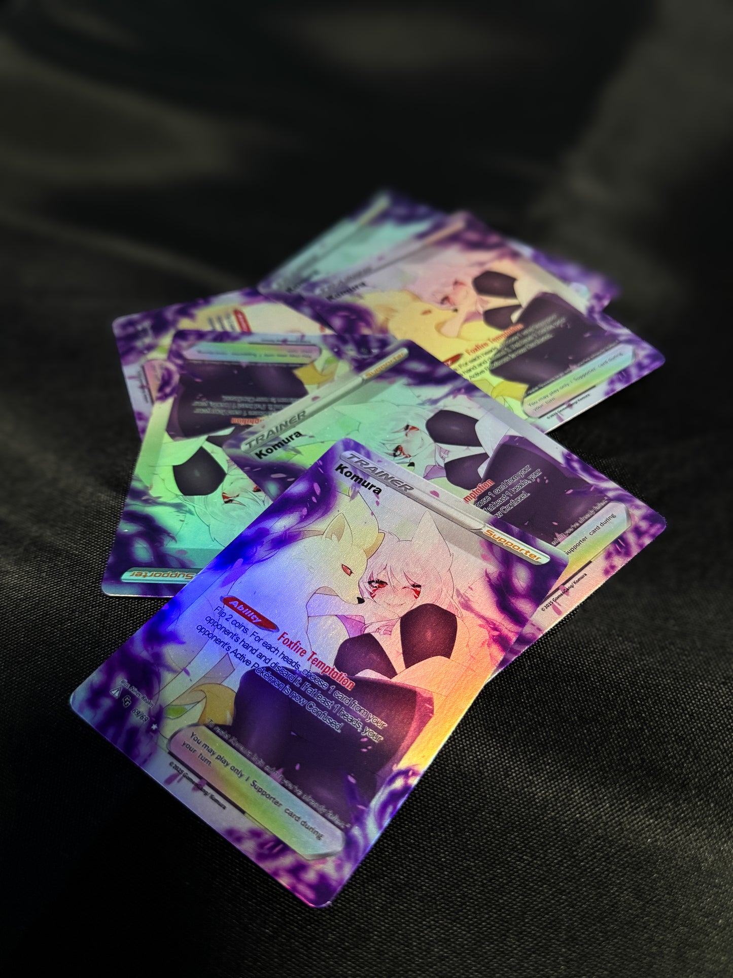 TRAINER KOMURA HOLO TCG CARD