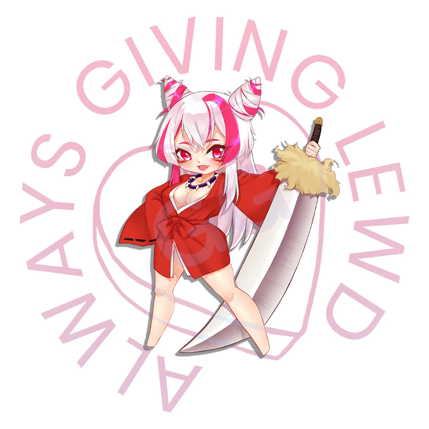 CHIBI INUYASHA X HOMURA STICKER