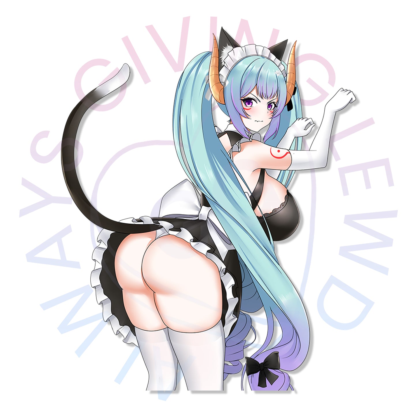 PRIVATY X KOMURA STICKER