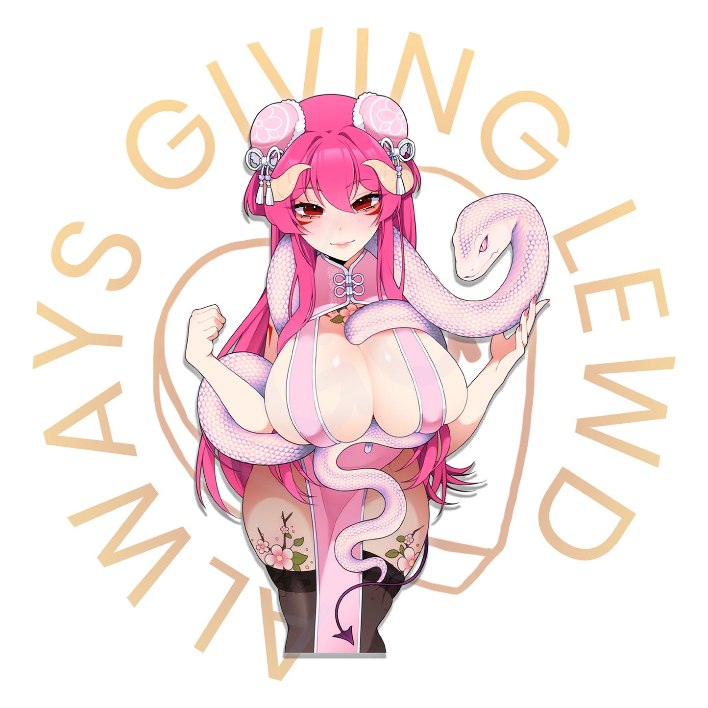 LNY SNAKE HOMURA STICKER