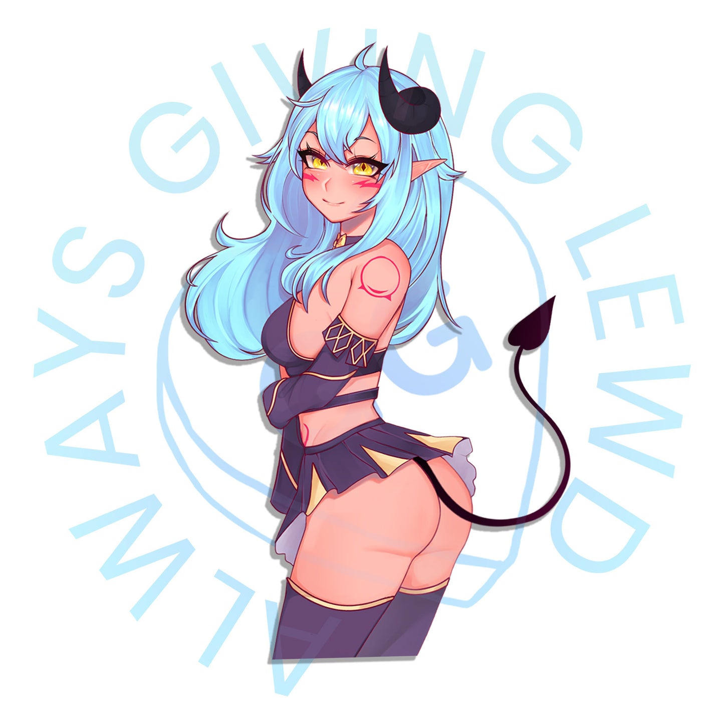 YUKINA BOOTY STICKER