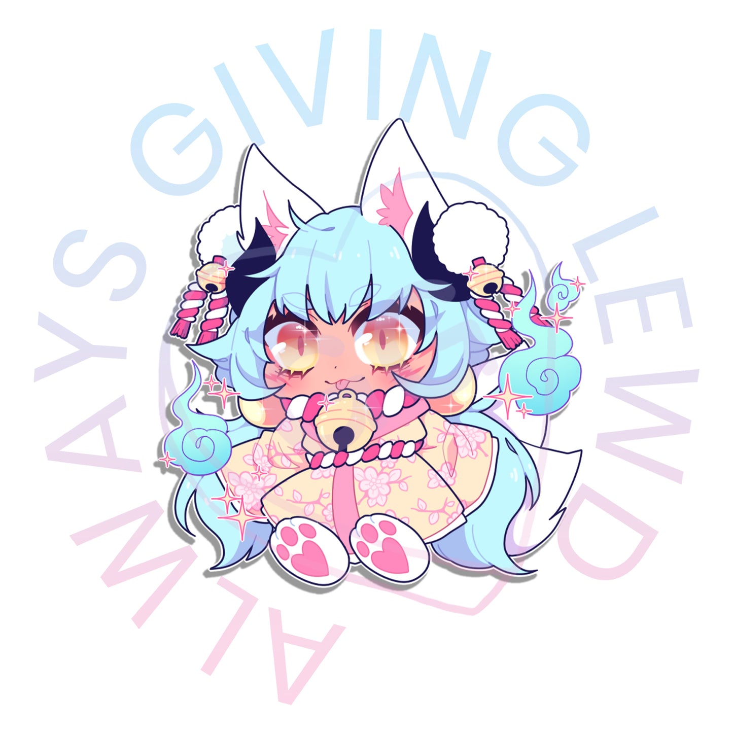 CHIBI KITSUNE YUKINA STICKER