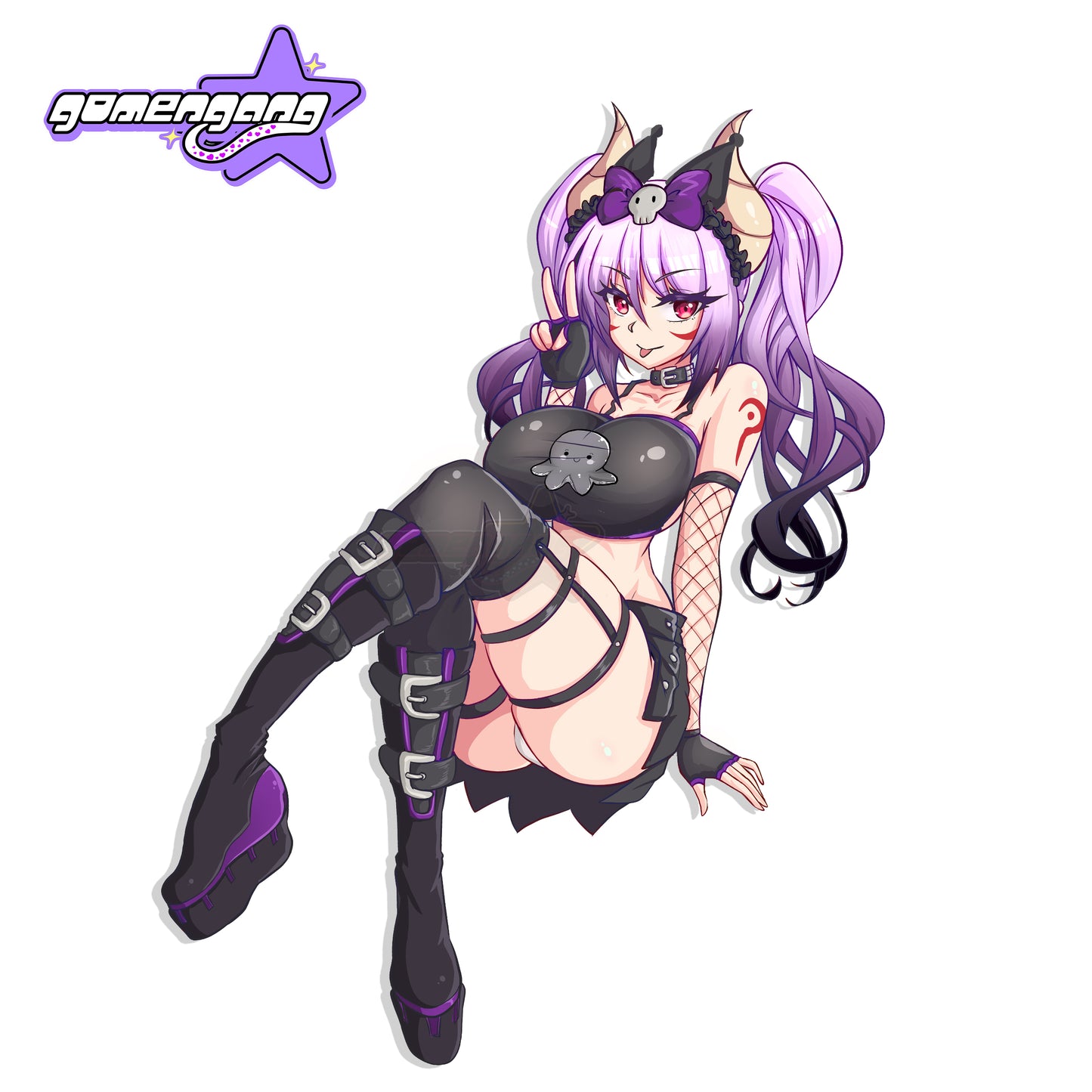 KOMURA X KUROMI STICKER *PRE-ORDER*