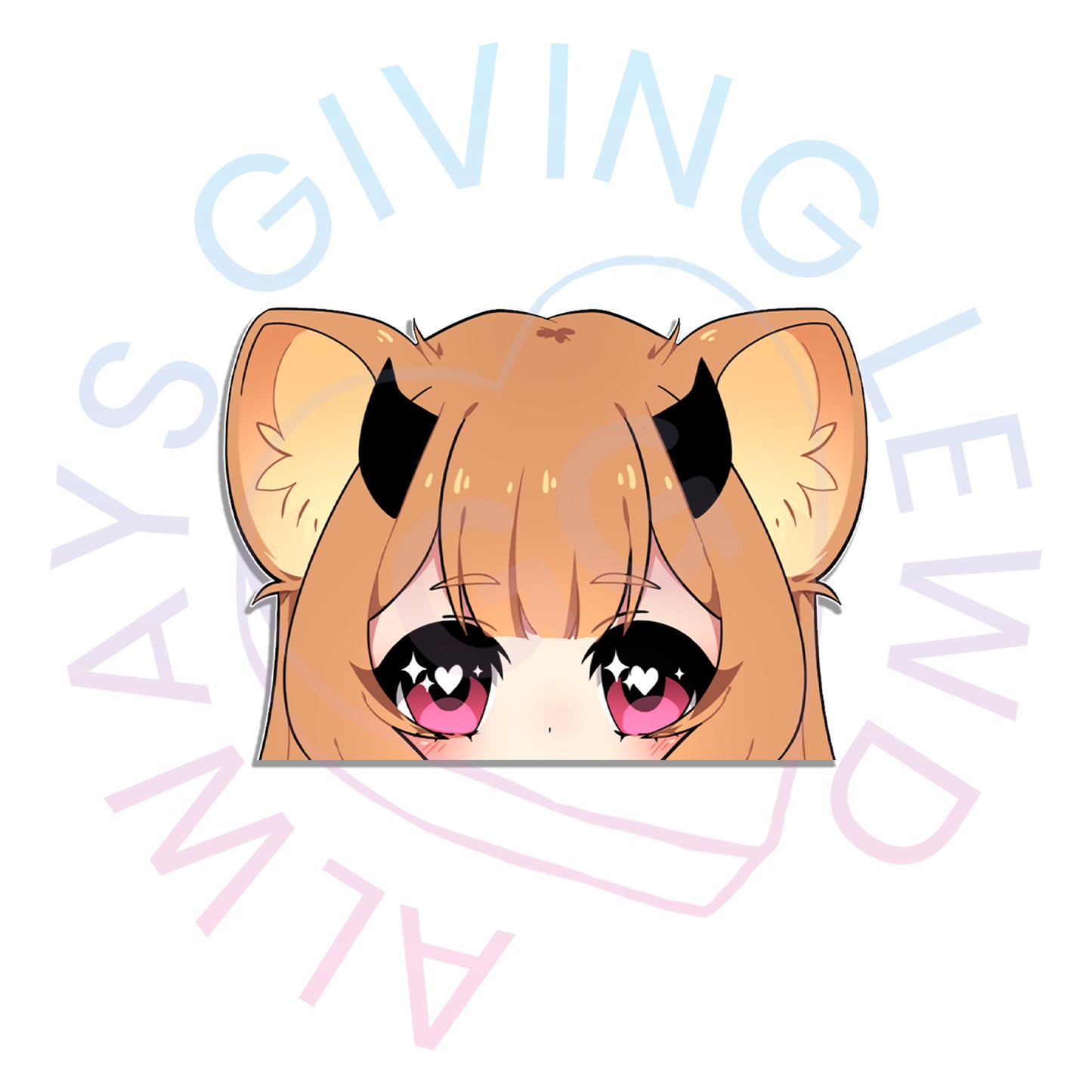 RAPHTALIA PEEKER STICKER *IN STOCK*