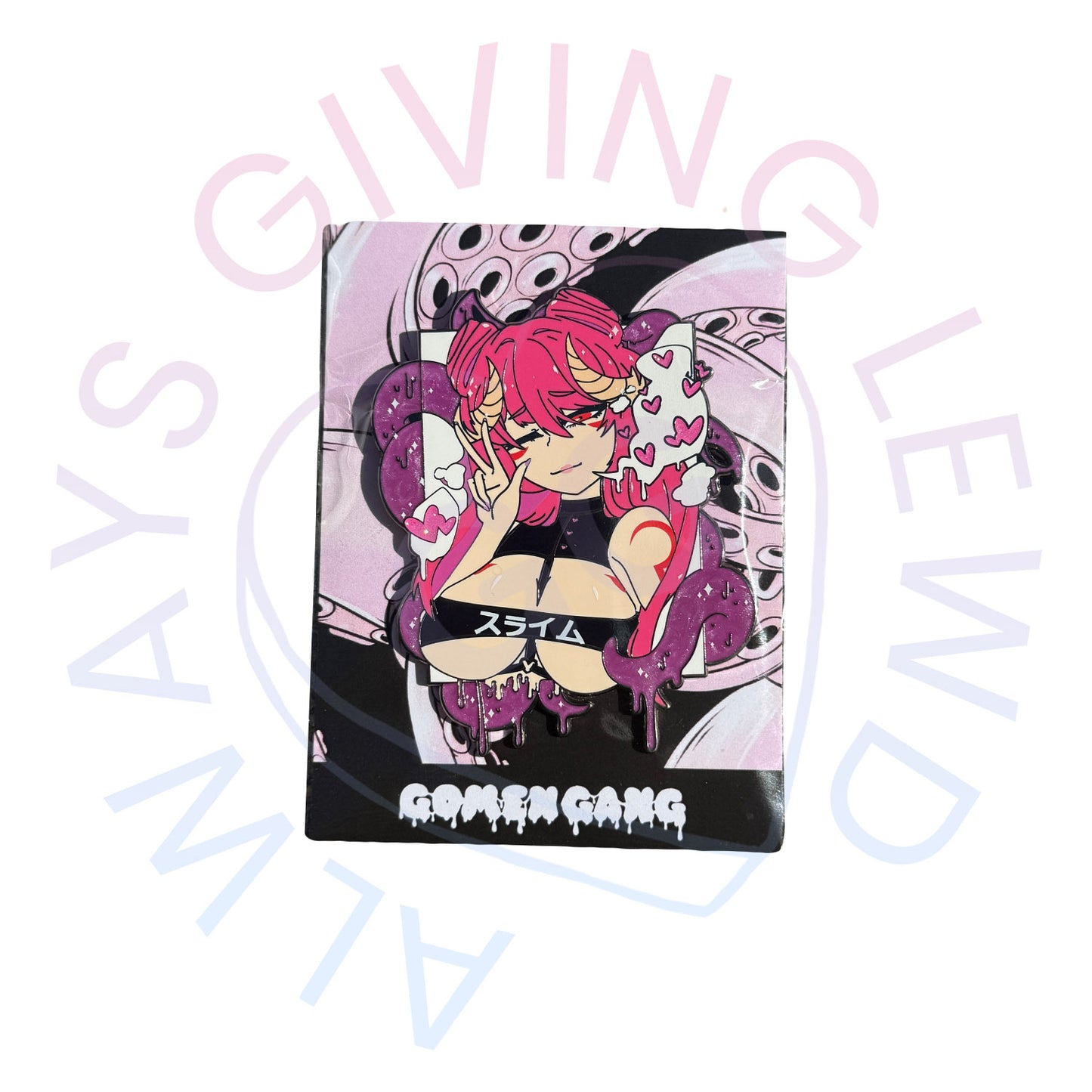 HOMURA TENTACLE HARD ENAMEL PIN