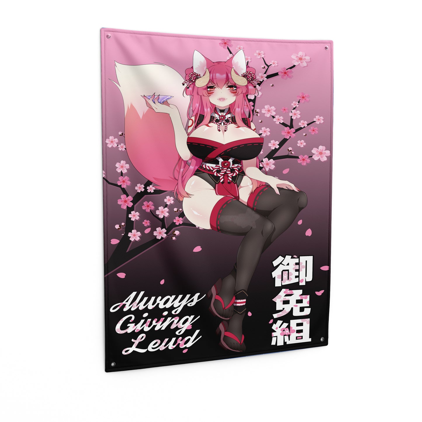 KITSUNE HOMURA WALL FLAG