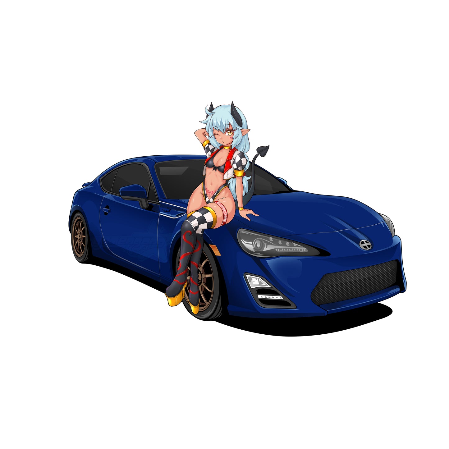 BEST GIRLS YUKINA X RIZE STICKER *PRE-ORDER*