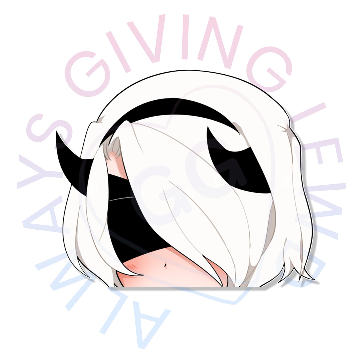 2B PEEKER STICKER