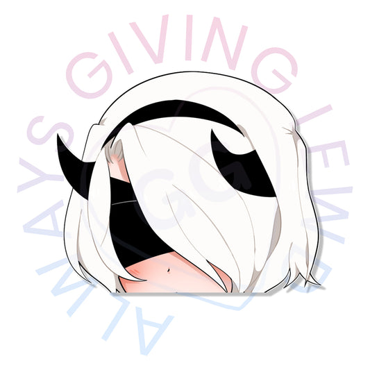 2B PEEKER STICKER