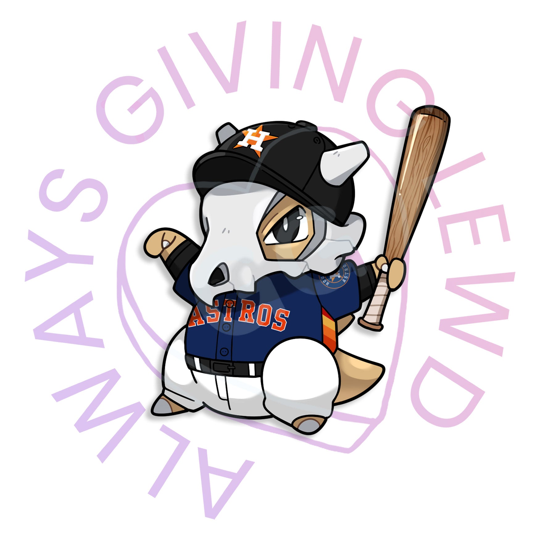 ASTROS CUBONE STICKER