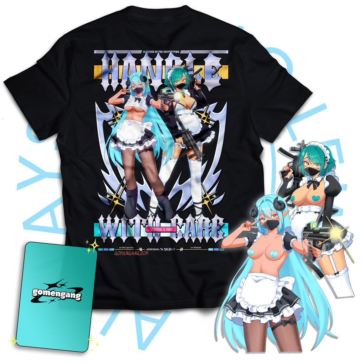 [DIESENTAI COLLABO] T-SHIRT STICKER BUNDLE *PREORDER*
