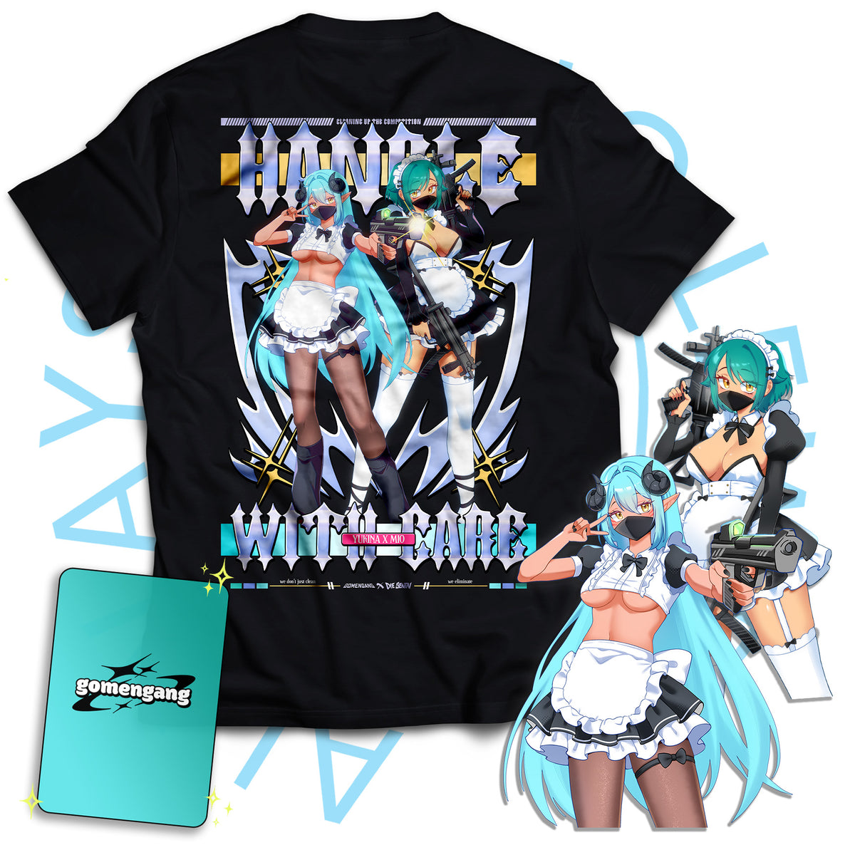 [DIESENTAI COLLABO] T-SHIRT STICKER BUNDLE *PREORDER*