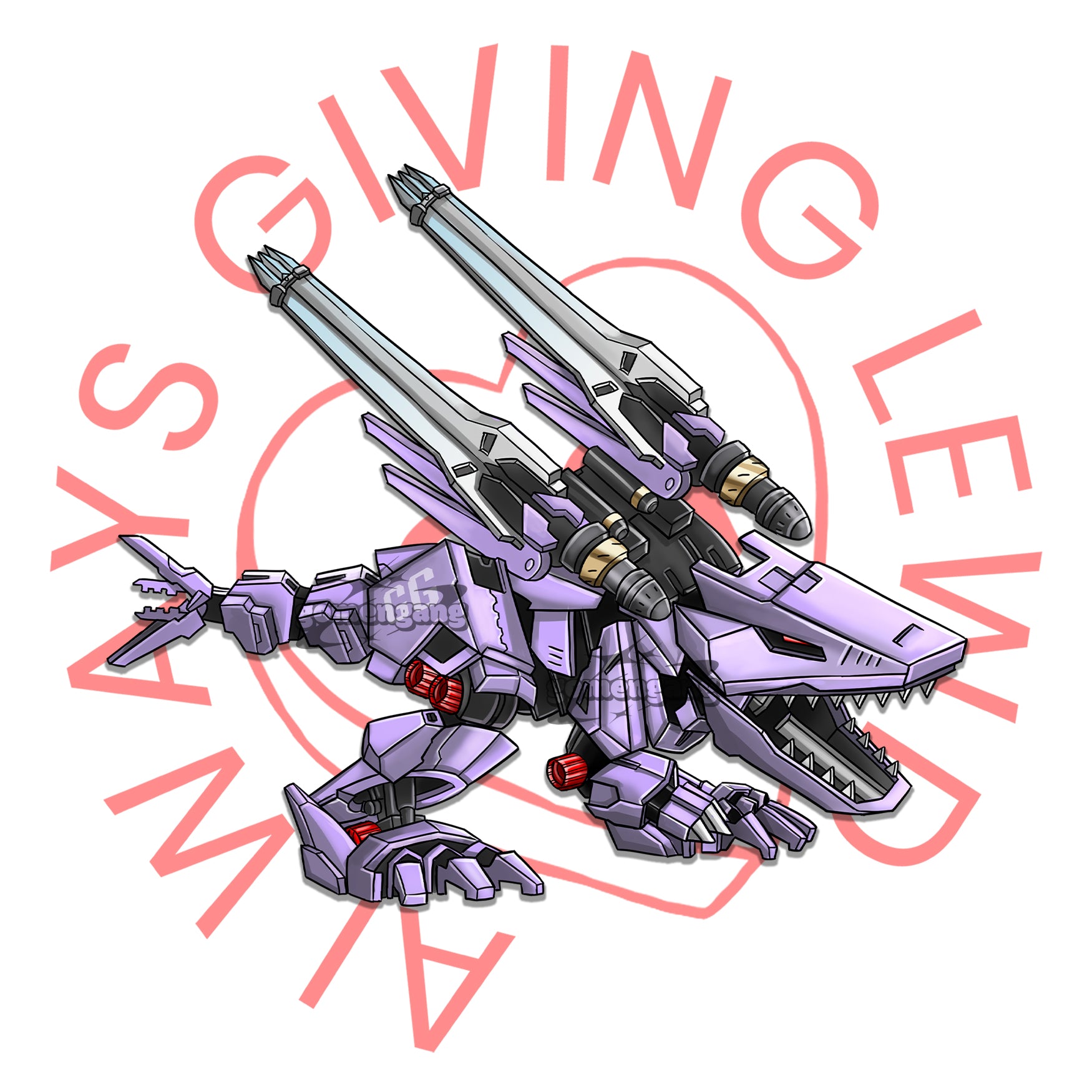 ZOIDS BERSERK FURY STICKER