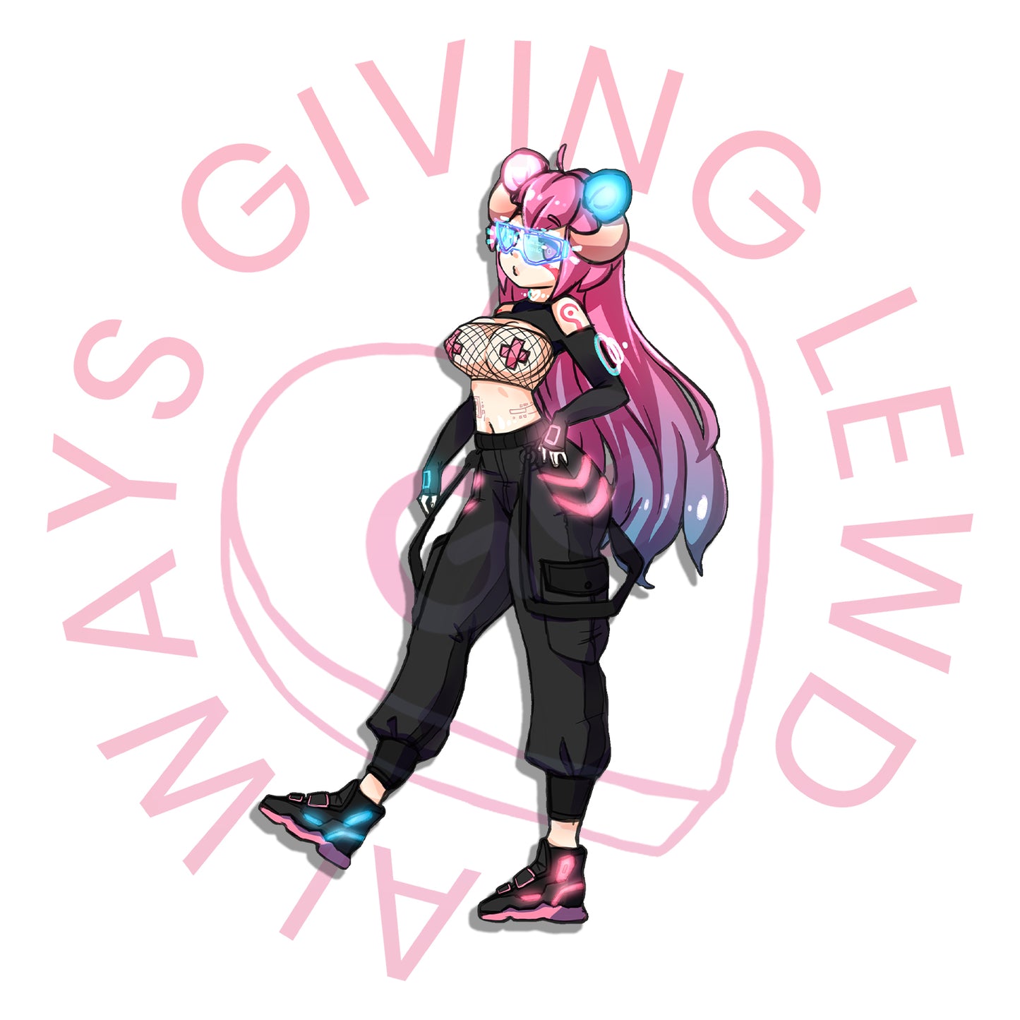 CYBER HOMURA STICKER