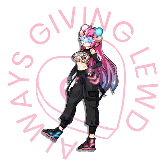 CYBER HOMURA STICKER