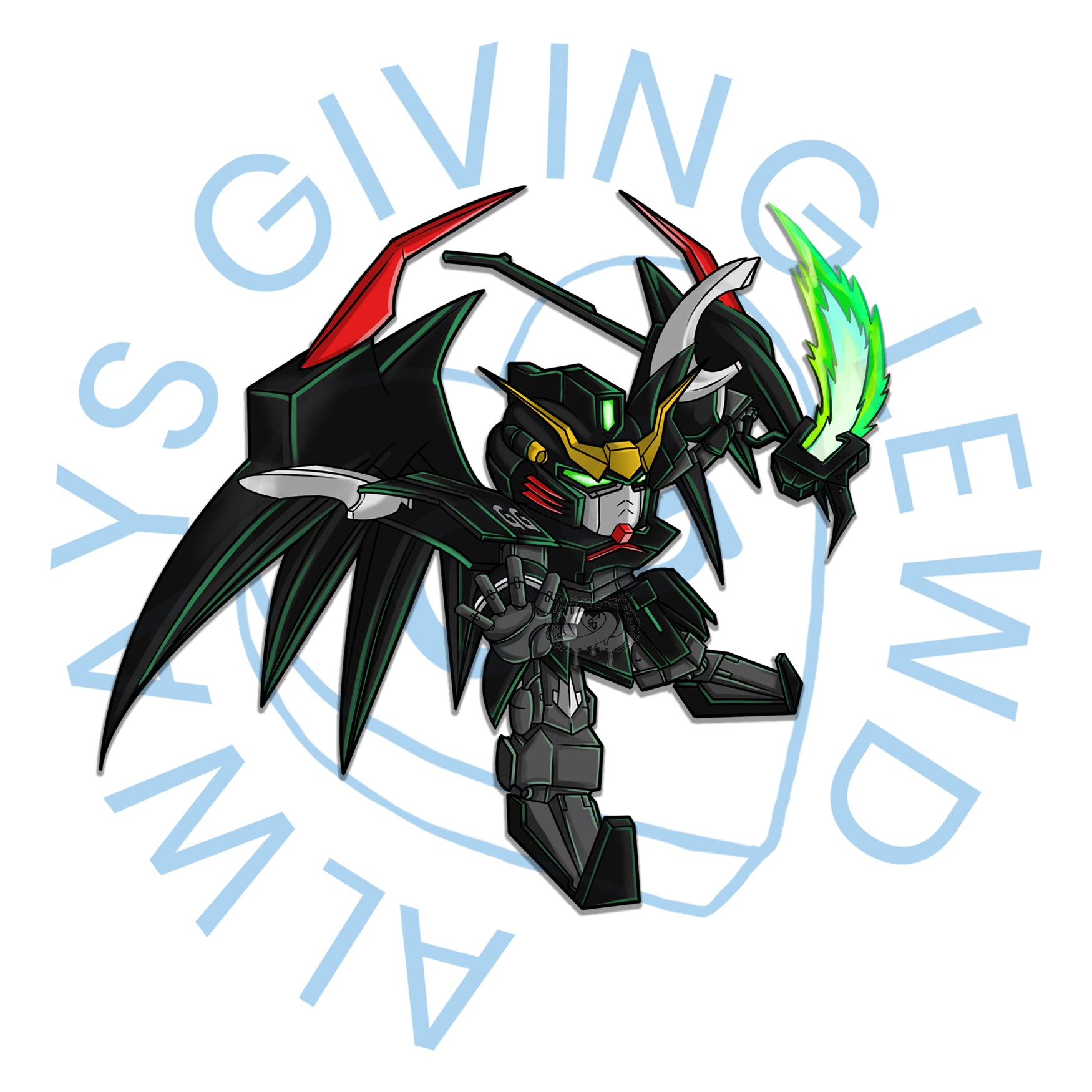 GUNDAM DEATHSCYTHE STICKER