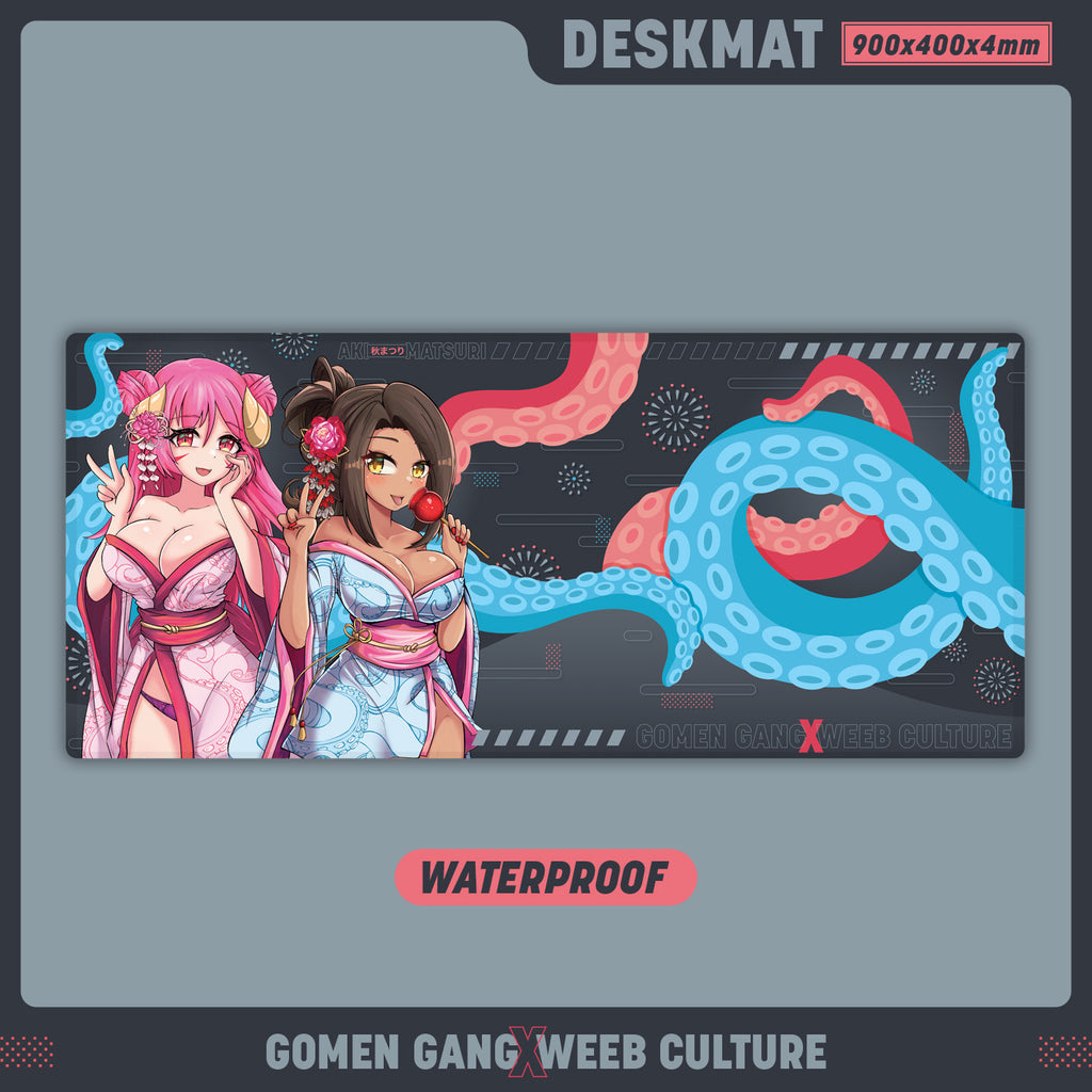 AKI MATSURI GAMING DESK MAT [WEEBCULTURE COLLABO]