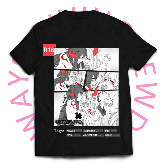 SUCCUBUS LOVE 1 MANGA T-SHIRT