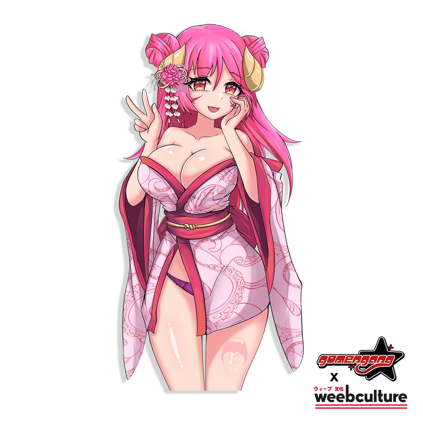 SUMMER MATSURI WAIFU STICKER *PRE-ORDER* [WEEBCULTURE COLLABO]