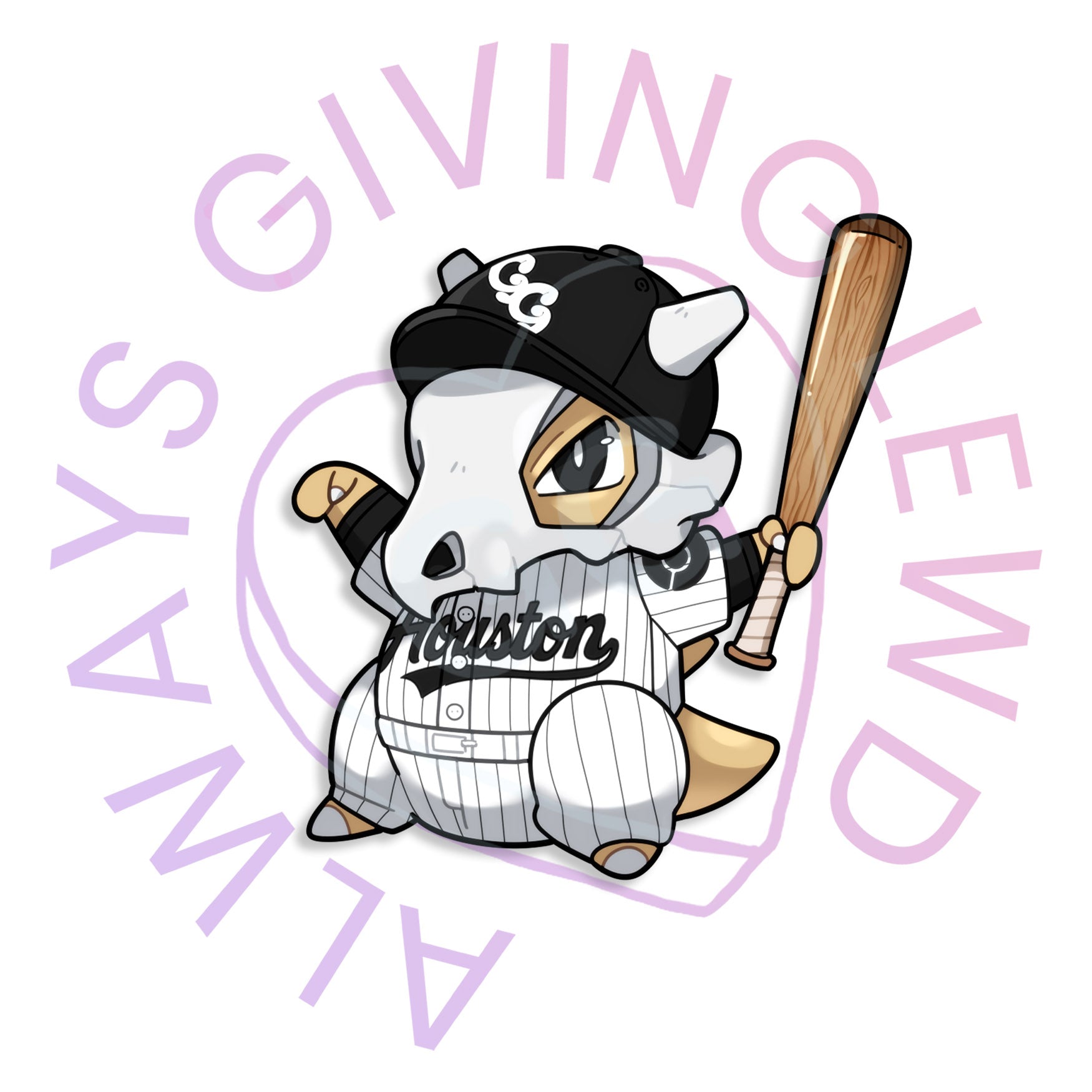 BASEBALL CUBONE STICKER