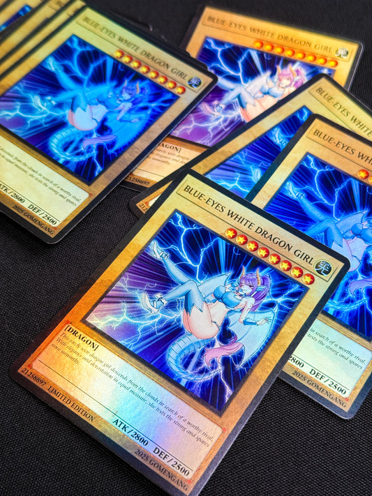 BLUE EYES WAIFU TCG CARD