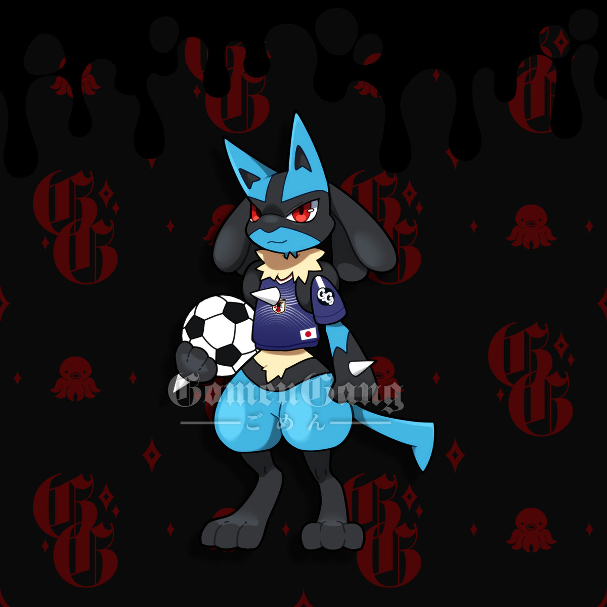 JAPAN LUCARIO STICKER