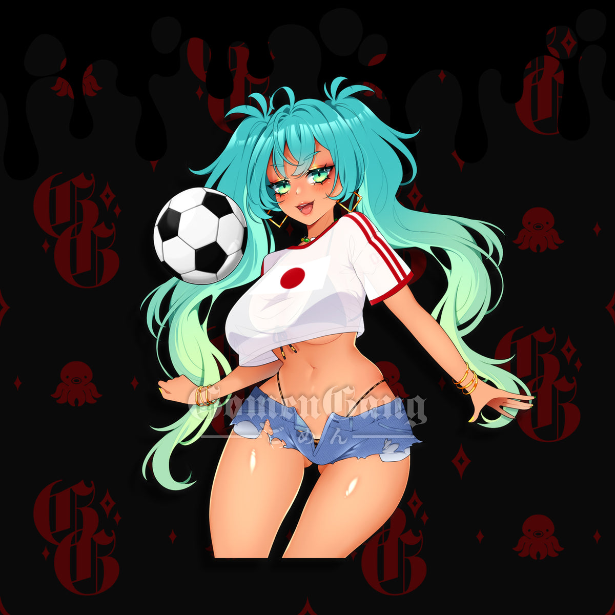 JAPAN WORLD CUP MIKU STICKER
