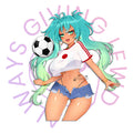 JAPAN WORLD CUP MIKU STICKER