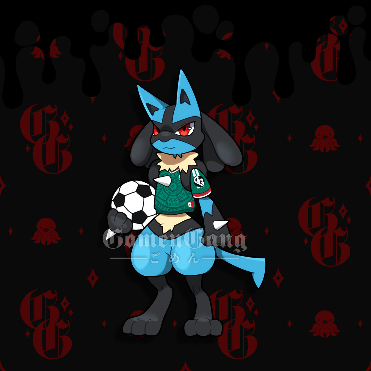 MEXICO LUCARIO STICKER