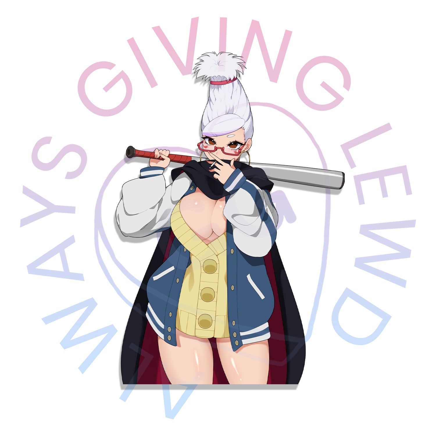 GRANNY SEIKO THIGH UP STICKER