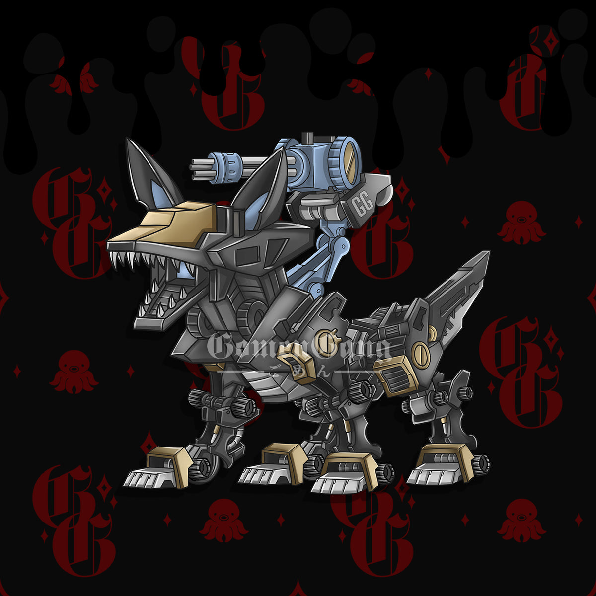 ZOIDS SHADOW WOLF STICKER
