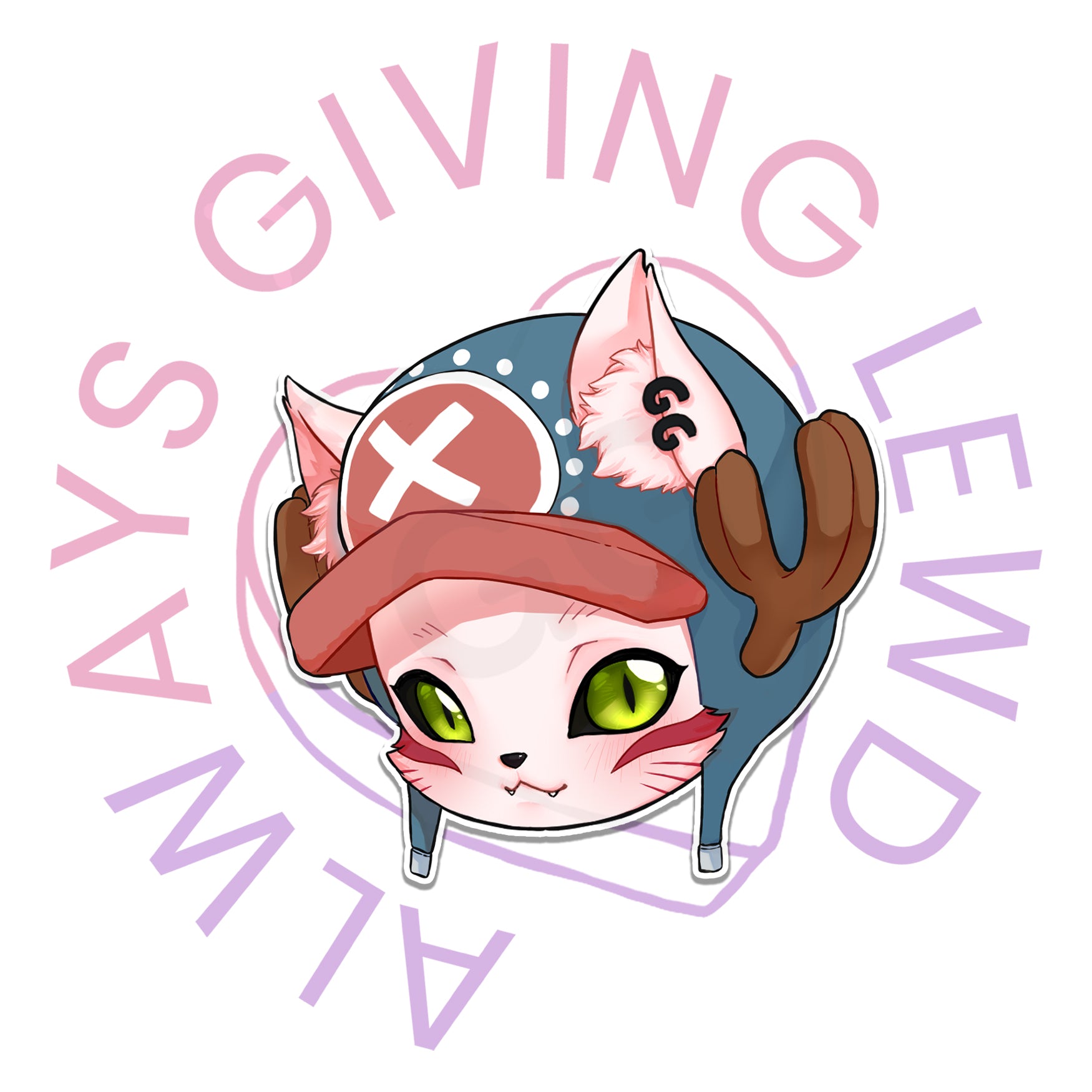 SHIRO CHOPPER DIECUT STICKER