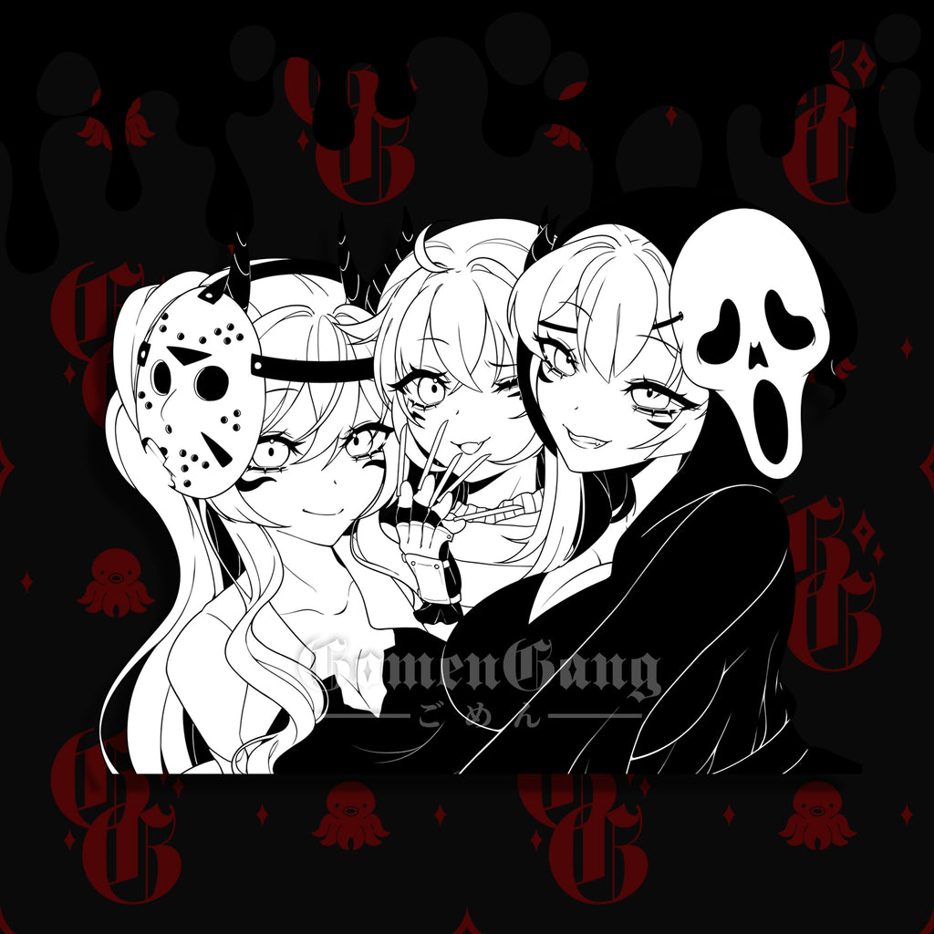 HORROR WAIFUS STICKER