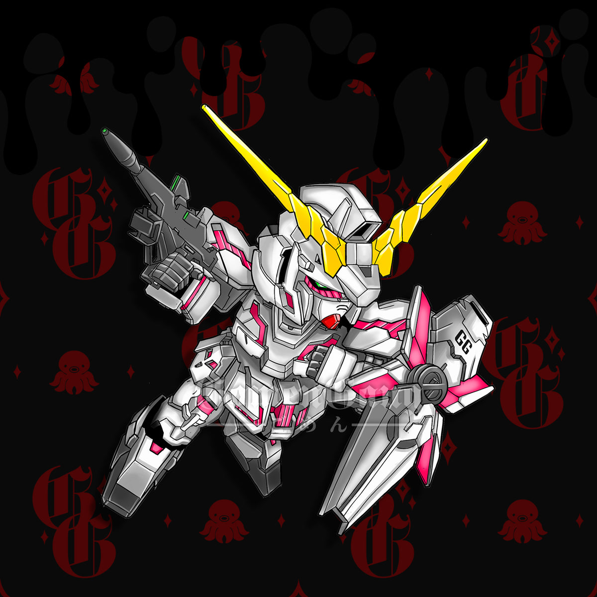 GUNDAM UNICORN STICKER
