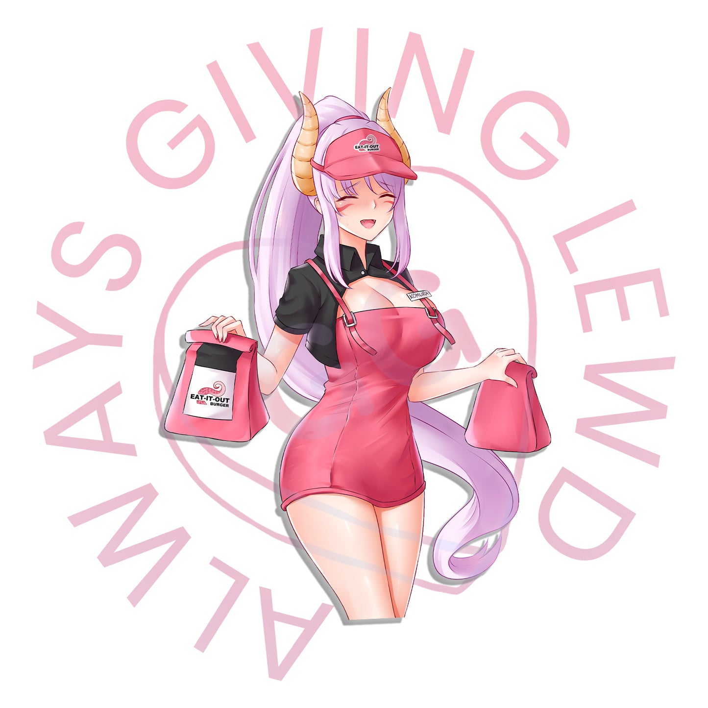WAITRESS KOMURA STICKER