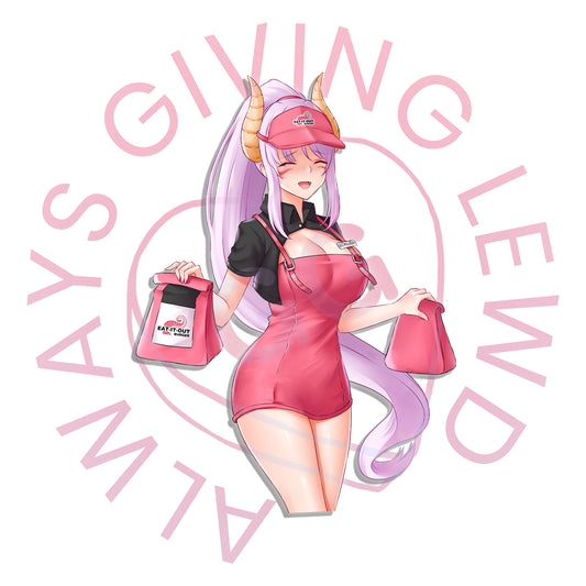WAITRESS KOMURA STICKER