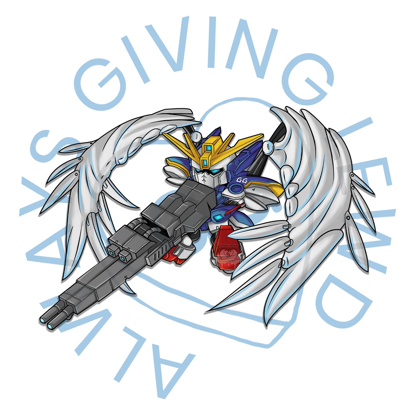 GUNDAM WING ZERO STICKER