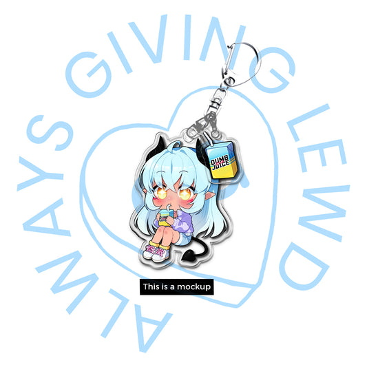 YUKINA DUMB JUICE KEYCHAIN