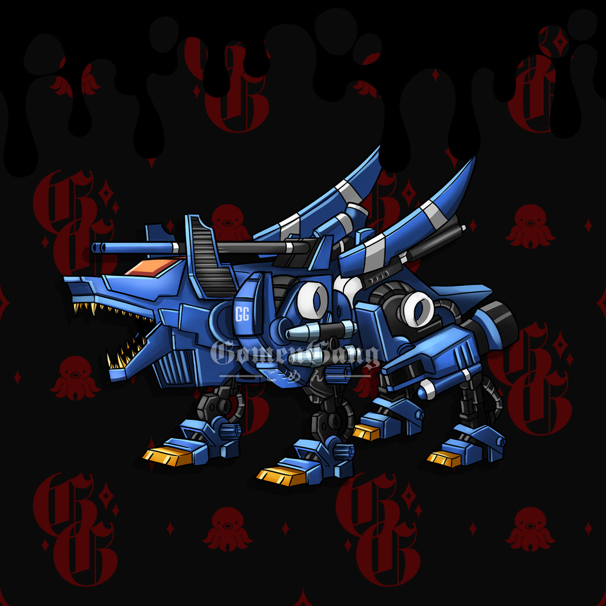 ZOIDS COMMAND WOLF STICKER