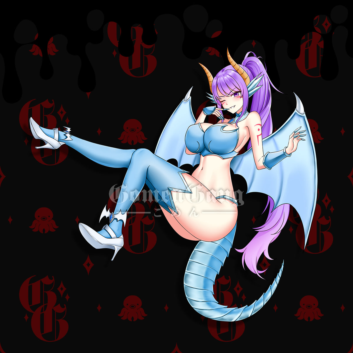 BLUE EYES STICKER