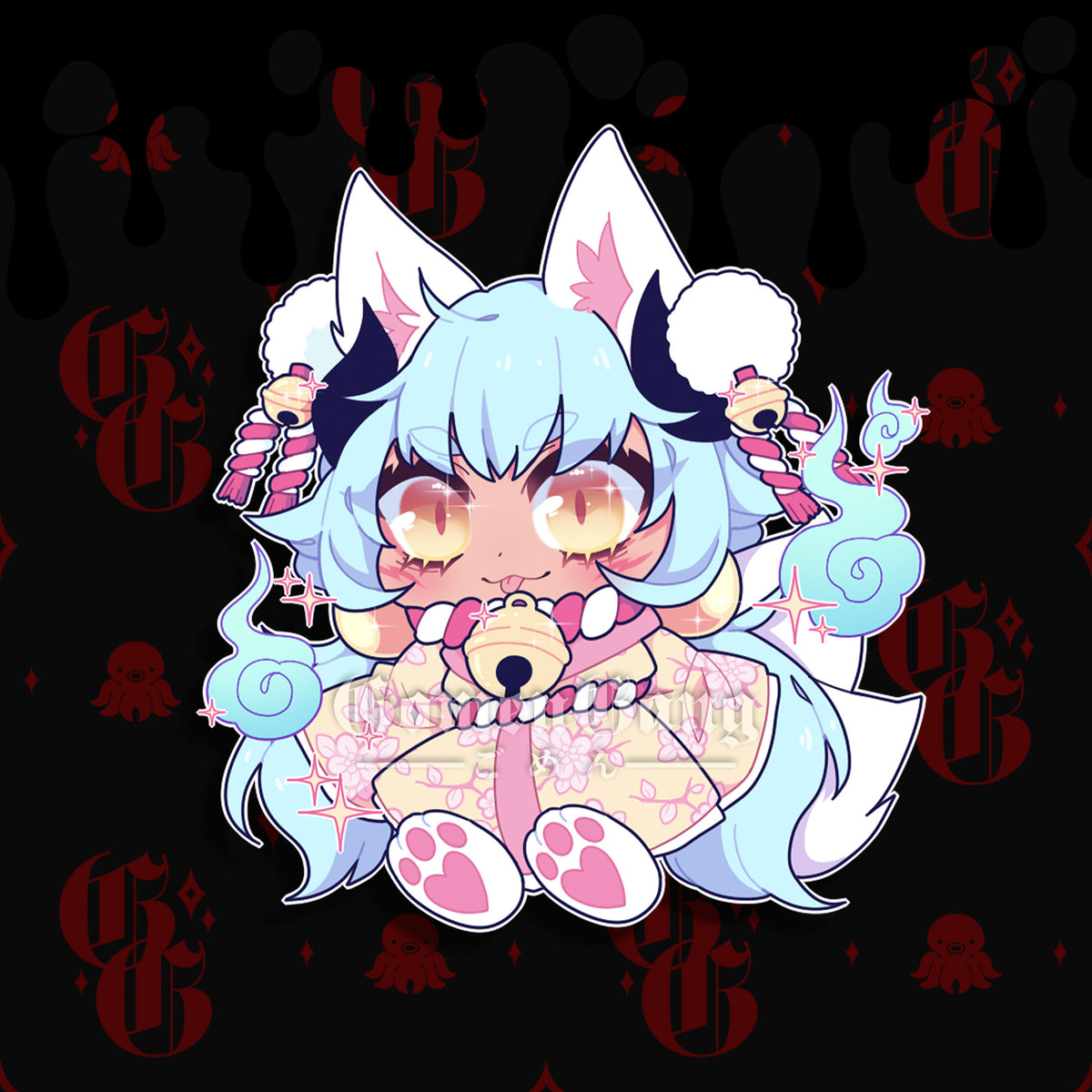 CHIBI KITSUNE YUKINA STICKER