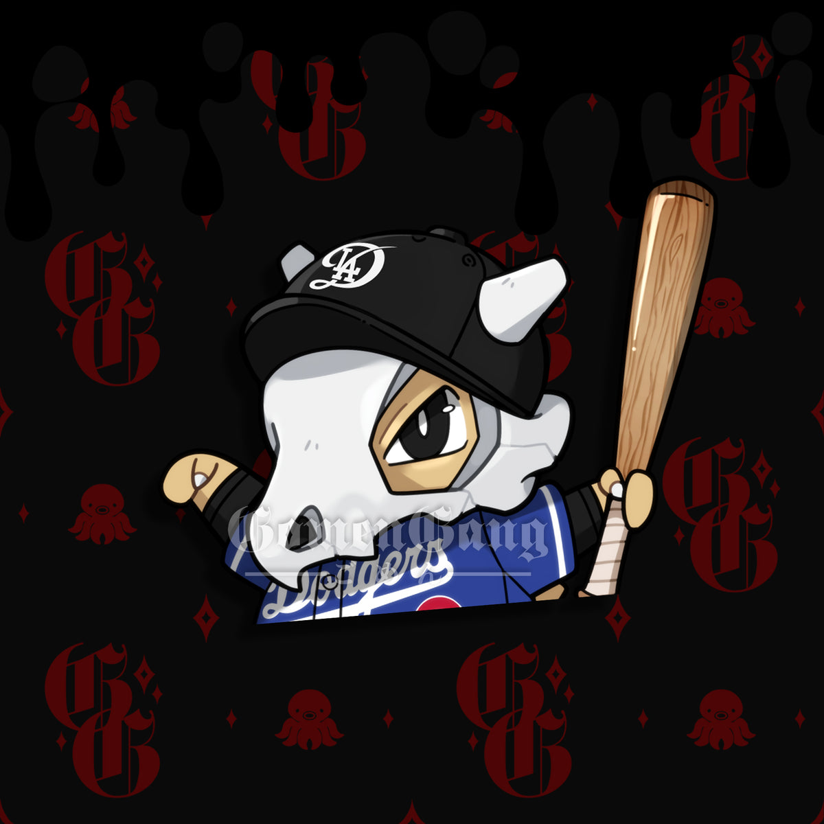 LA DODGERS CUBONE PEEKER