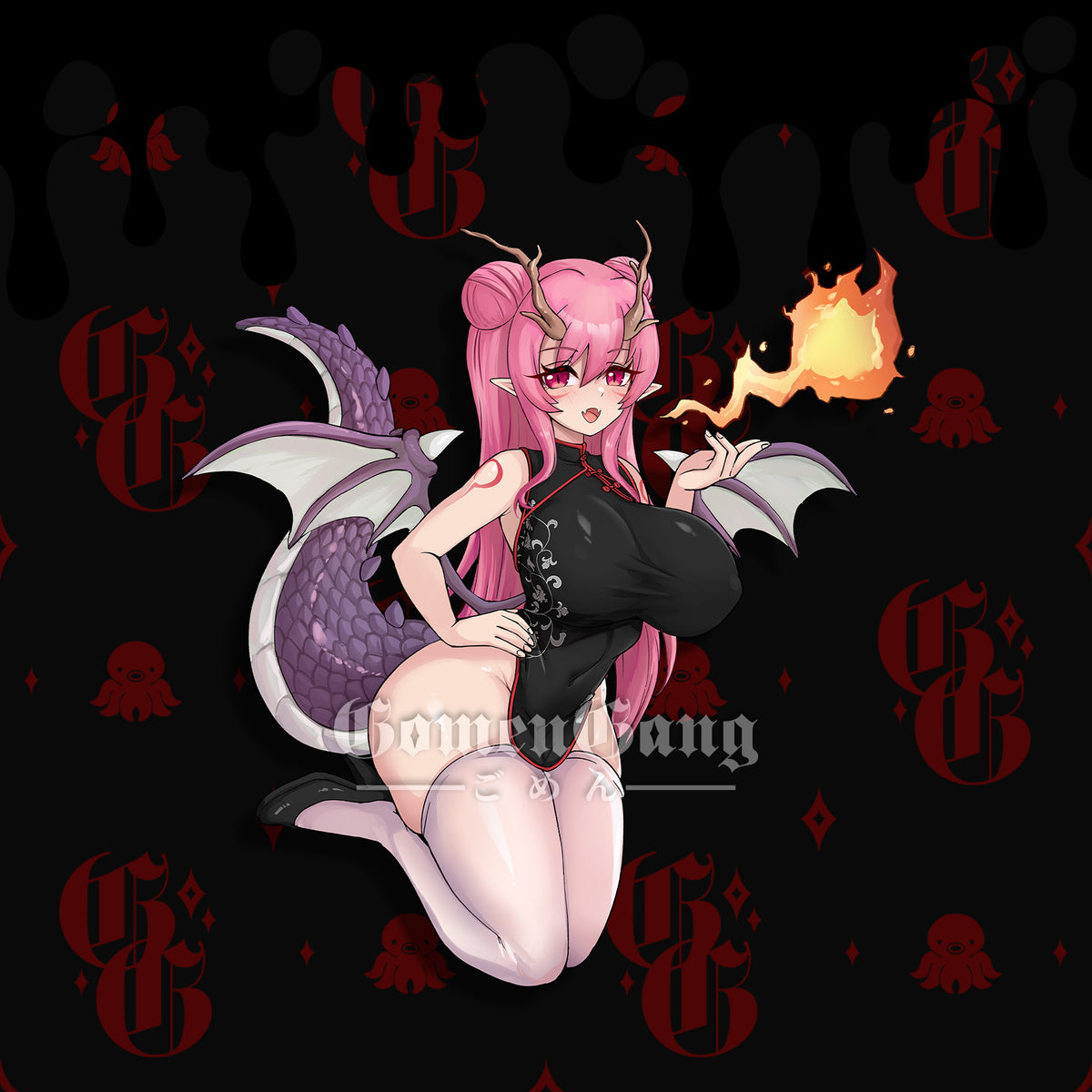 DRAGON GIRL HOMURA STICKER