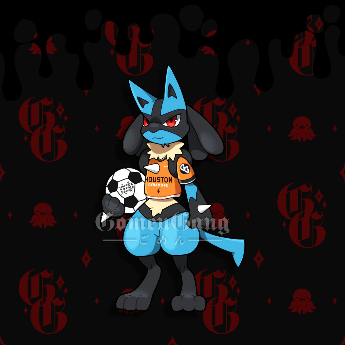 HOUSTON DYNAMO LUCARIO STICKER