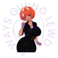 HEX WAIFU KOMURA STICKER
