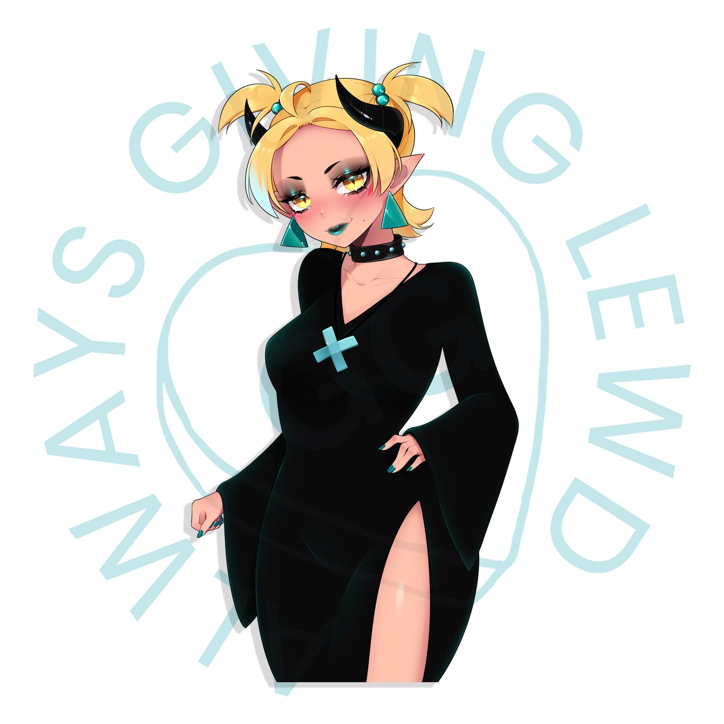 HEX WAIFU YUKINA STICKER *PRE-ORDER*