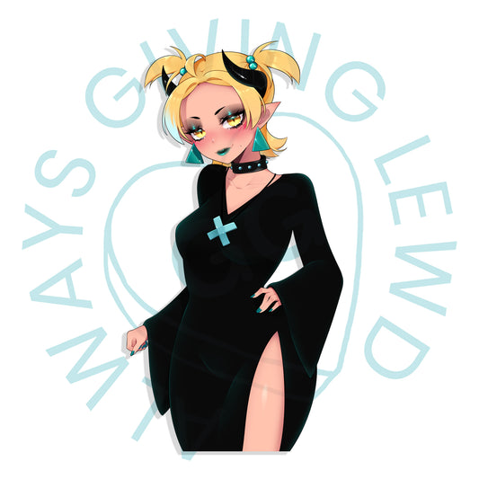 HEX WAIFU YUKINA STICKER *PRE-ORDER*