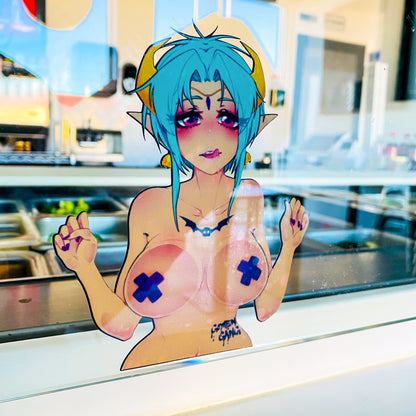 VIPER GTS WAIFU REVERSE STICKER