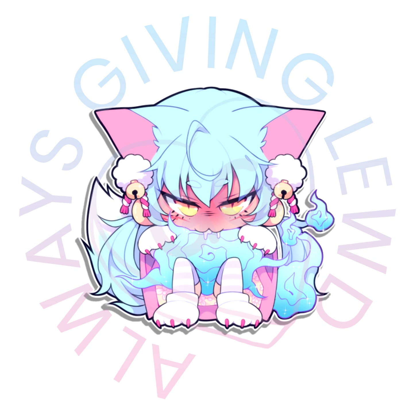 CHIBI KITSUNE YUKINA STICKER